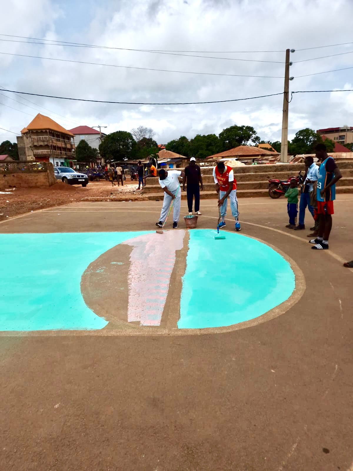 This year, the focus is on creating two new basketball courts in two cities in Guinea, one more step toward more opportunities, more children, and greater impact.